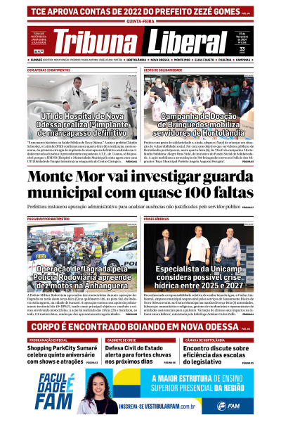 Tribuna Liberal - Edição de 07 de Novembro de 2024