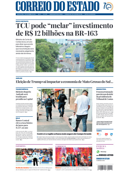Correio do Estado - Edição de 07 de Novembro de 2024