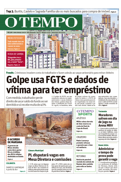 O TEMPO - Edição de 08 de Novembro de 2024