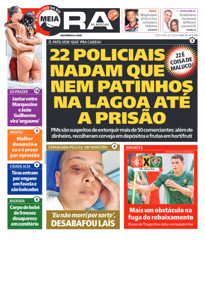 MEIA HORA - Edição de 08 de Novembro de 2024