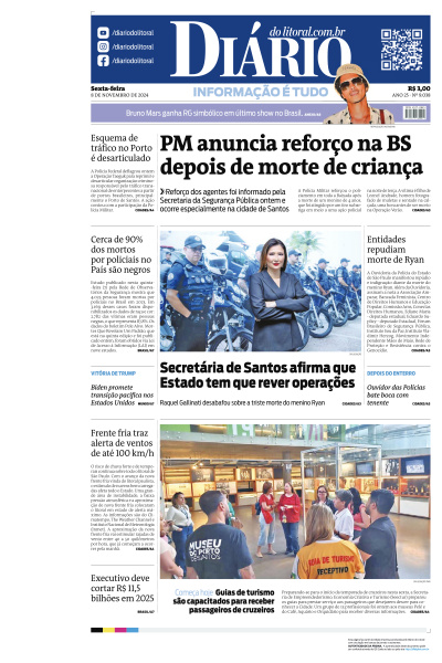 Diário do Litoral - Edição de 08 de Novembro de 2024