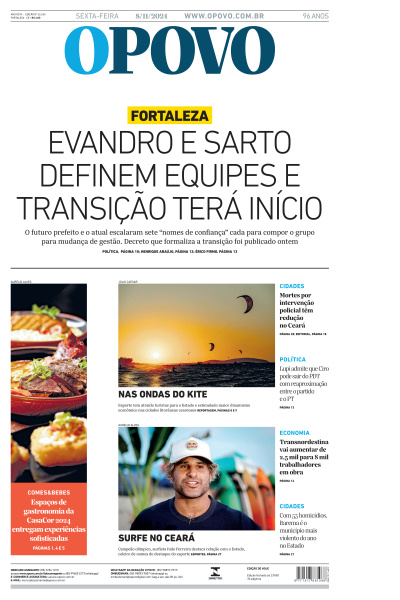 O POVO - Edição de 08 de Novembro de 2024