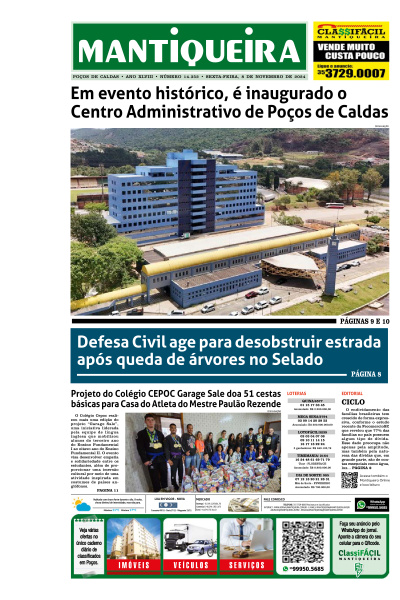 Mantiqueira - Edição de 08 de Novembro de 2024