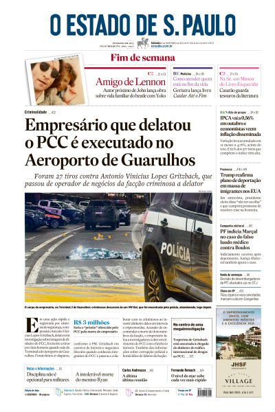 Estadão - Edição de 09 de Novembro de 2024