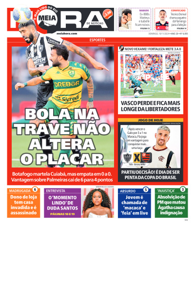MEIA HORA - Edição de 10 de Novembro de 2024