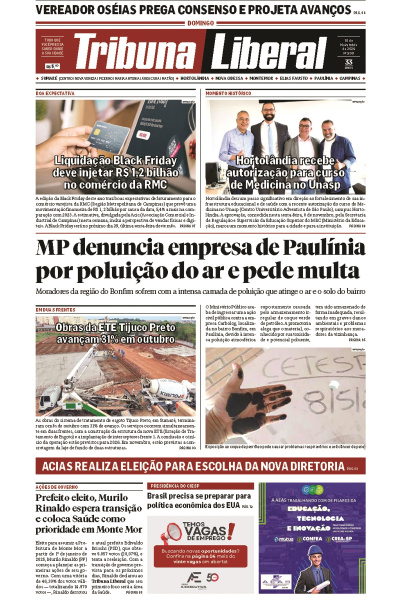 Tribuna Liberal - Edição de 10 de Novembro de 2024