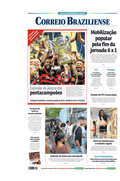 Correio Braziliense - Edição de 11 de Novembro de 2024