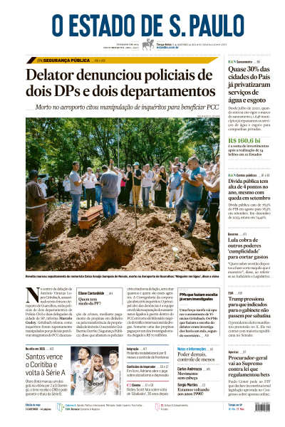 Estadão - Edição de 12 de Novembro de 2024