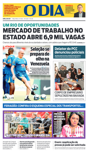 O DIA - Edição de 12 de Novembro de 2024