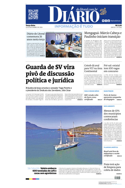 Diário do Litoral - Edição de 12 de Novembro de 2024