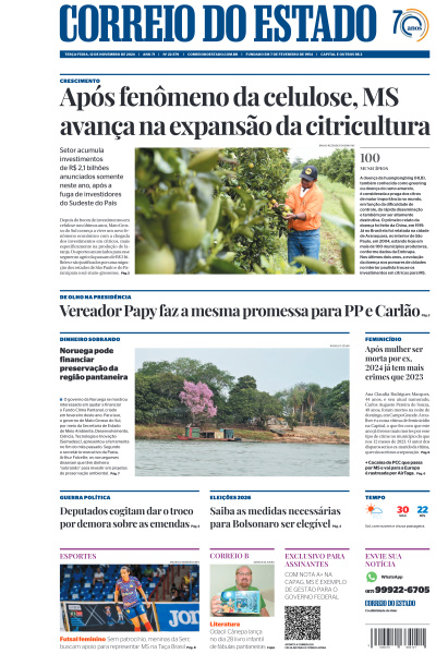 Correio do Estado - Edição de 12 de Novembro de 2024