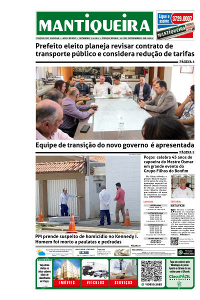 Mantiqueira - Edição de 12 de Novembro de 2024