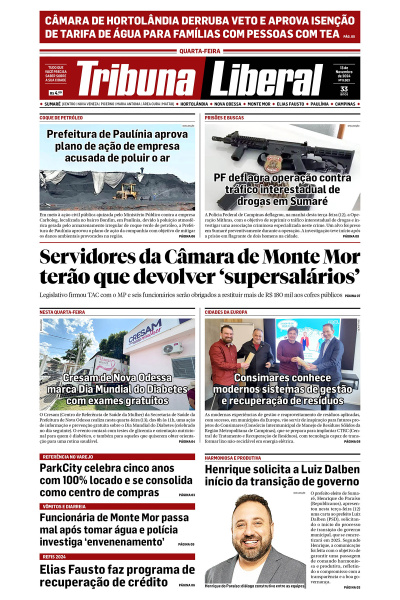 Tribuna Liberal - Edição de 13 de Novembro de 2024