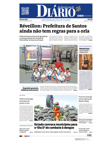 Diário do Litoral - Edição de 13 de Novembro de 2024