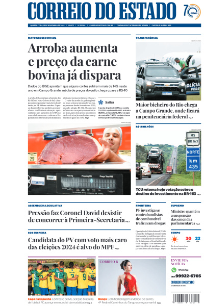 Correio do Estado - Edição de 13 de Novembro de 2024