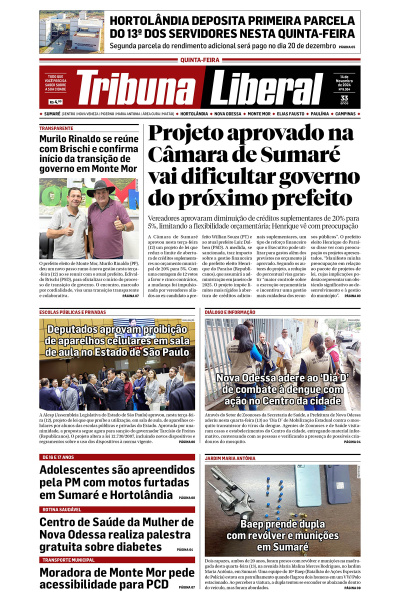 Tribuna Liberal - Edição de 14 de Novembro de 2024