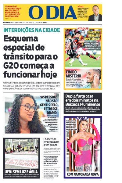 O DIA - Edição de 14 de Novembro de 2024
