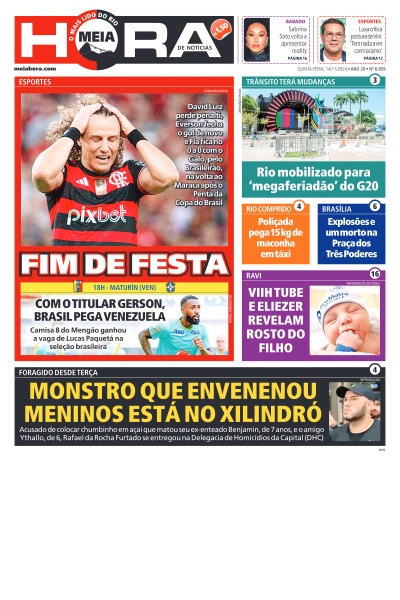 MEIA HORA - Edição de 14 de Novembro de 2024