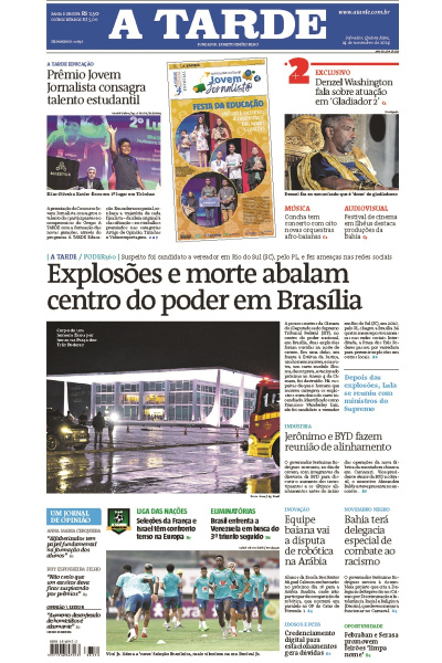 A TARDE - Edição de 14 de Novembro de 2024