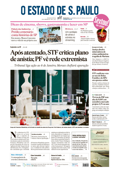 Estadão - Edição de 15 de Novembro de 2024