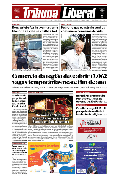 Tribuna Liberal - Edição de 17 de Novembro de 2024