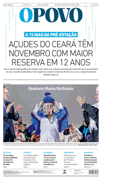 O POVO - Edição de 16 de Novembro de 2024
