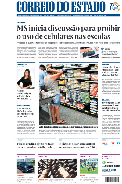 Correio do Estado - Edição de 17 de Novembro de 2024