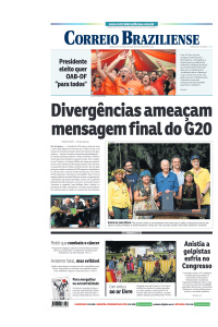 Correio Braziliense - Edição de 18 de Novembro de 2024