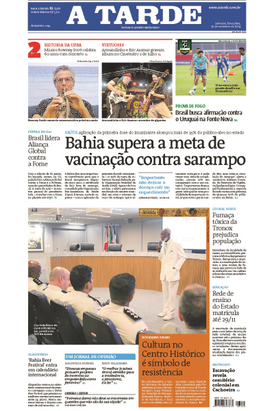 A TARDE - Edição de 19 de Novembro de 2024