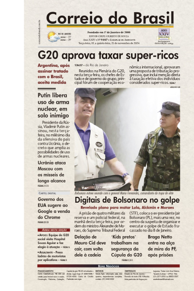 Correio do Brasil - Edição de 20 e 21 de Novembro de 2024