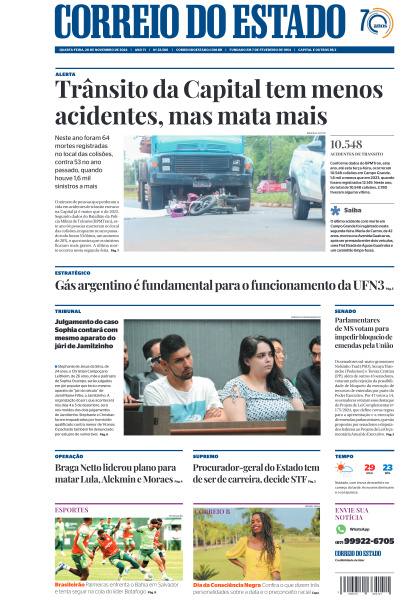 Correio do Estado - Edição de 20 de Novembro de 2024