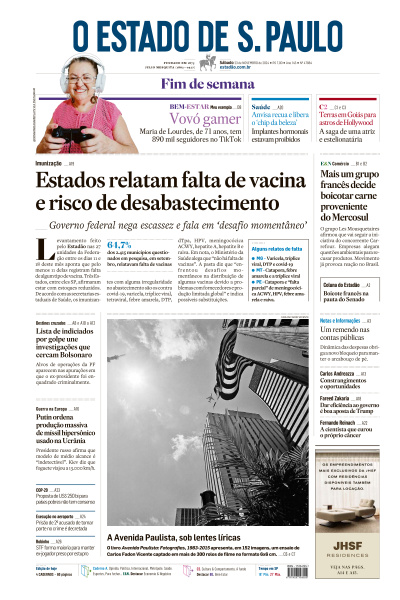 Estadão - Edição de 23 de Novembro de 2024