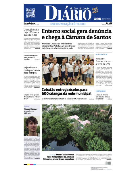 Diário do Litoral - Edição de 25 de Novembro de 2024