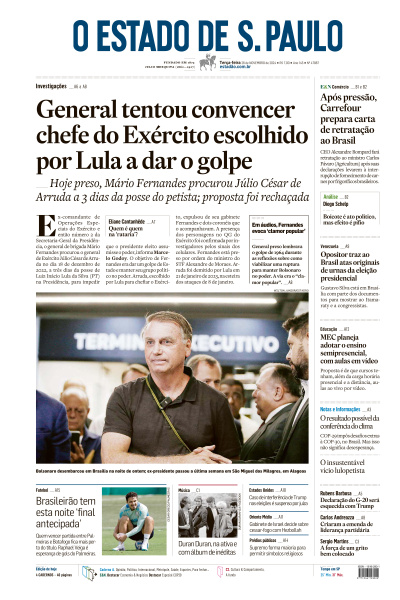 Estadão - Edição de 26 de Novembro de 2024