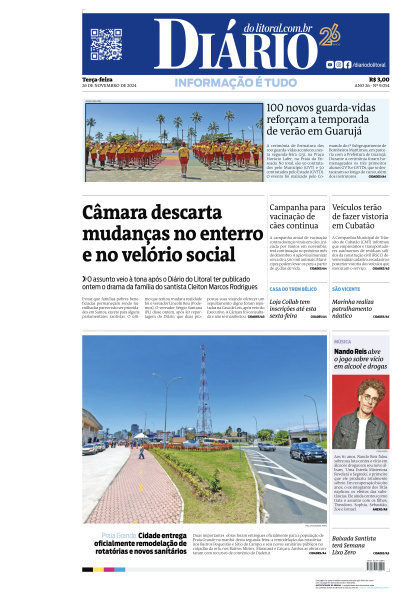 Diário do Litoral - Edição de 26 de Novembro de 2024
