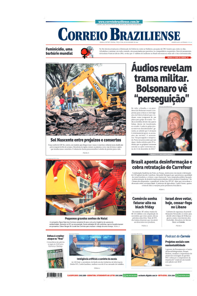 Correio Braziliense - Edição de 26 de Novembro de 2024