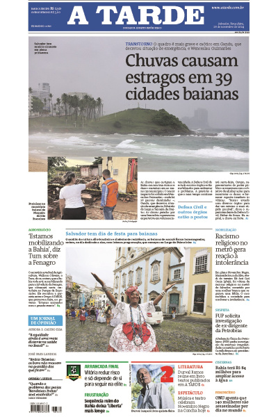 A TARDE - Edição de 26 de Novembro de 2024