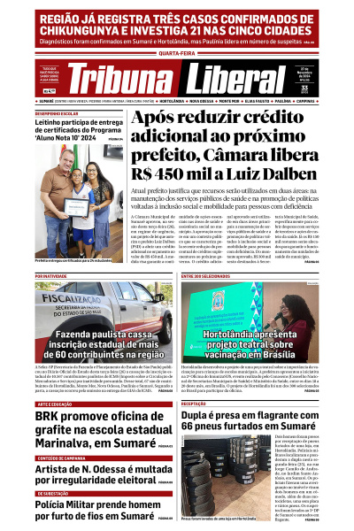 Tribuna Liberal - Edição de 27 de Novembro de 2024