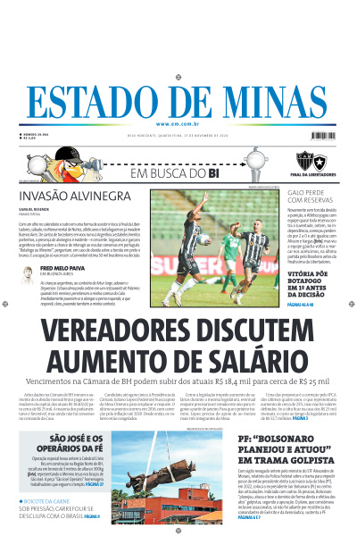 Estado de Minas - Edição de 27 de Novembro de 2024