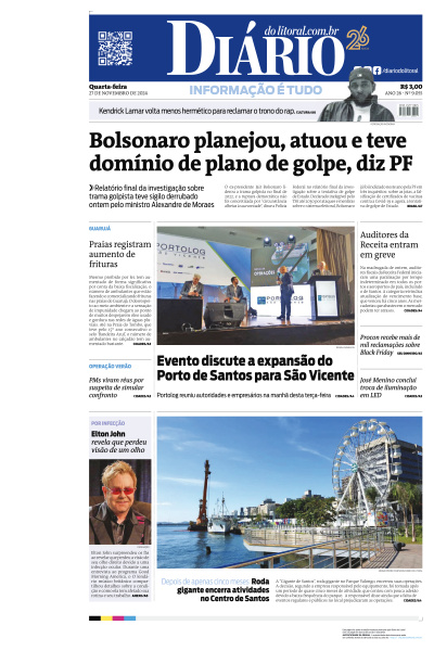 Diário do Litoral - Edição de 27 de Novembro de 2024