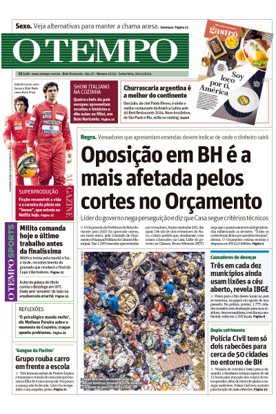 O TEMPO - Edição de 29 de Novembro de 2024