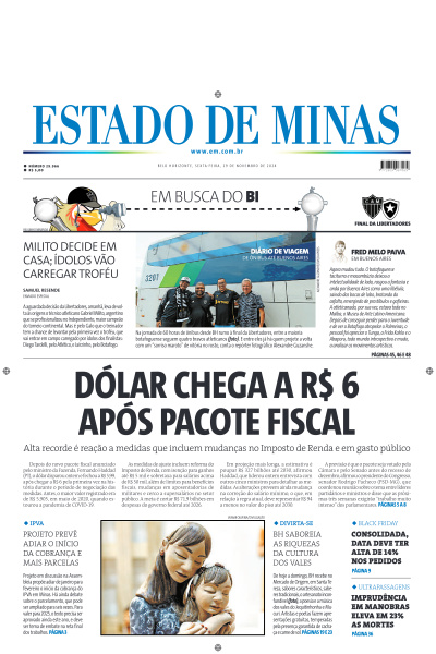 Estado de Minas - Edição de 29 de Novembro de 2024
