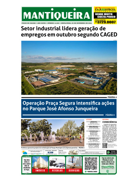 Mantiqueira - Edição de 29 de Novembro de 2024