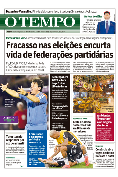 O TEMPO - Edição de 02 de Dezembro de 2024