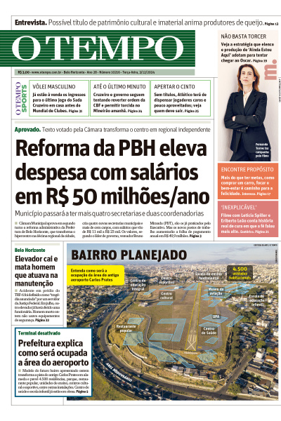 O TEMPO - Edição de 03 de Dezembro de 2024