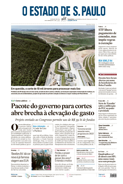 Estadão - Edição de 03 de Dezembro de 2024