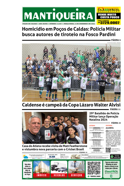 Mantiqueira - Edição de 03 de Dezembro de 2024