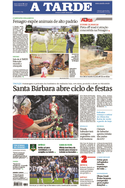 A TARDE - Edição de 04 de Dezembro de 2024