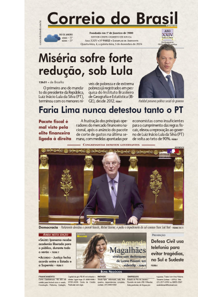 Correio do Brasil - Edição de 05 de Dezembro de 2024
