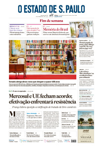 Estadão - Edição de 07 de Dezembro de 2024